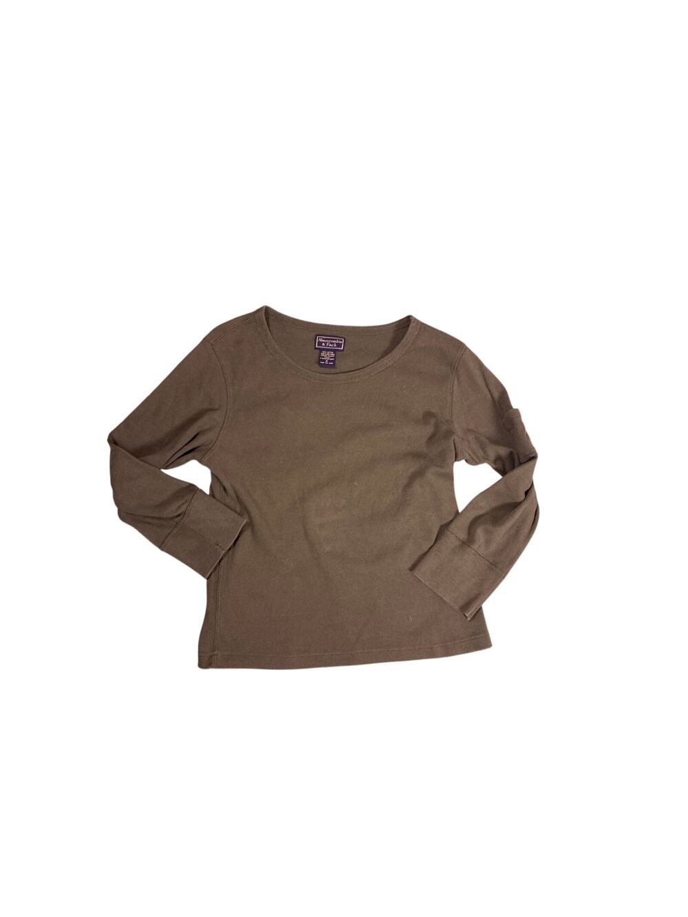 Abercrombie & Fitch Olive Green Pocket T Shirt Medium 100% Cotton Short Sleeve